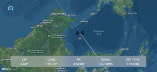 ISS Live Tracker iPhone screenshot