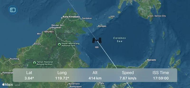 ISS Live Tracker screenshot 2 of 3