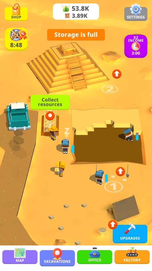 #1. Digging Tycoon Adventure (iOS) By: Boris Nekrushev