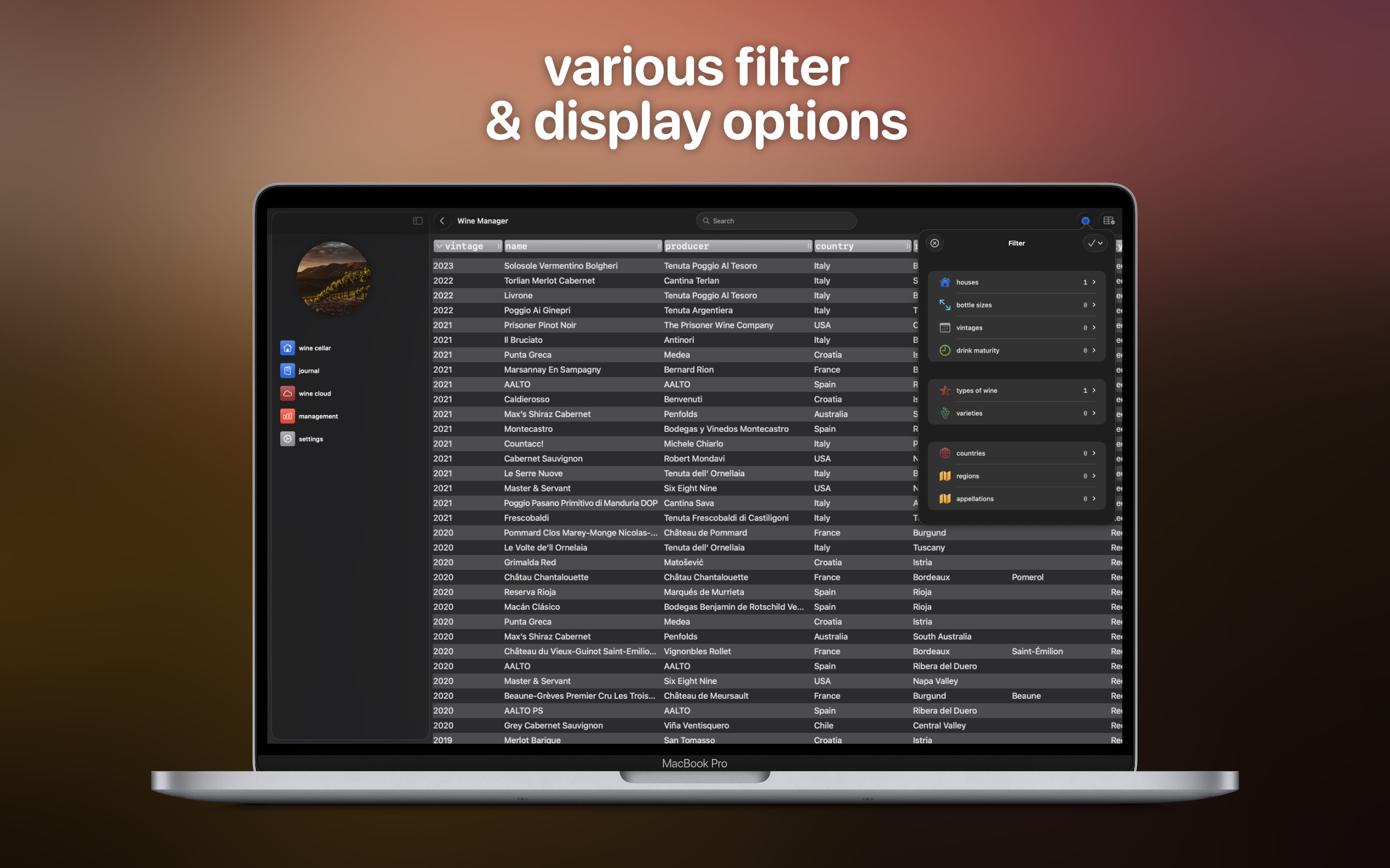Wine Cellar Manager screenshot 25