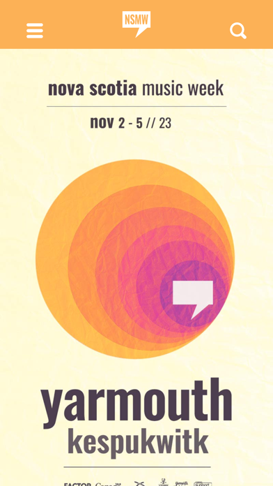 Nova Scotia Music Week - NSMW Screenshot