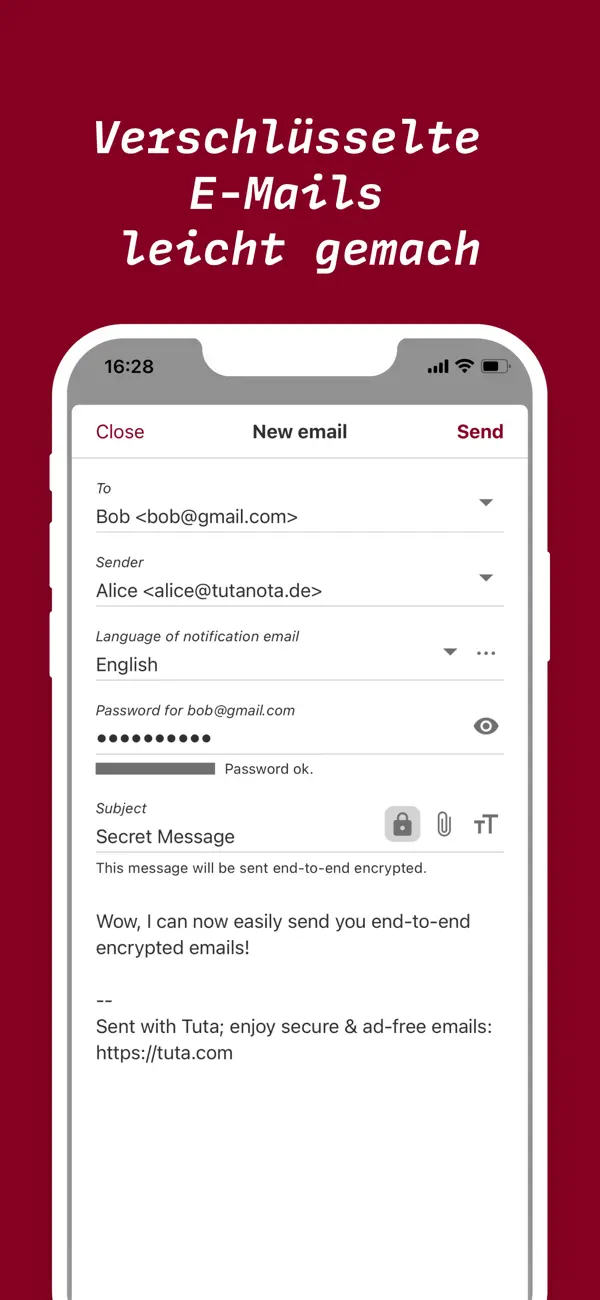 Tuta Mail Screenshot 2