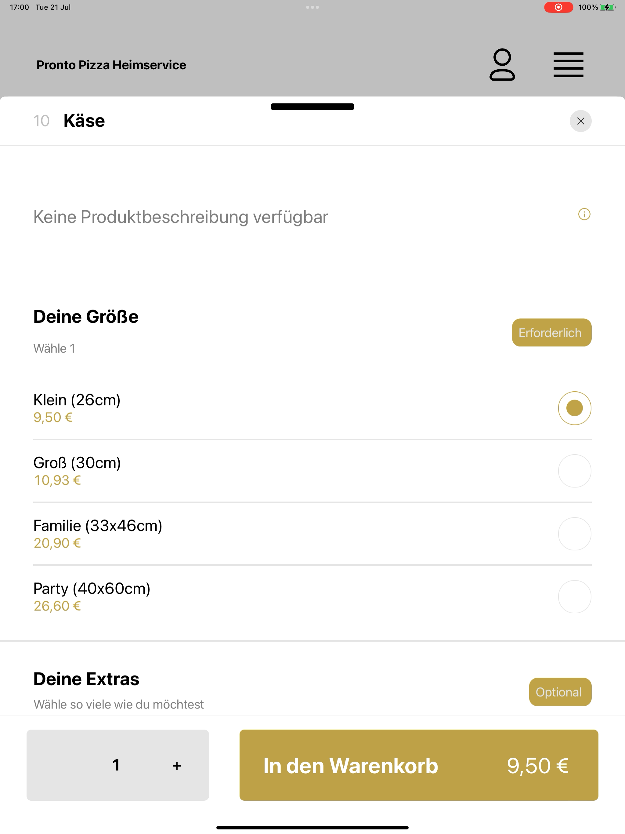 Pronto Pizza Schwieberdingen screenshot 15