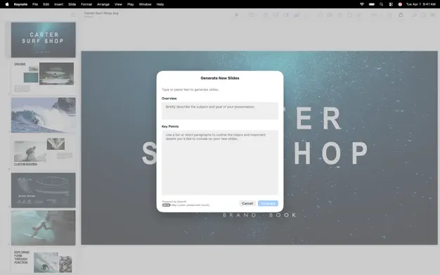 Keynote – Creator Studio Screenshot 3