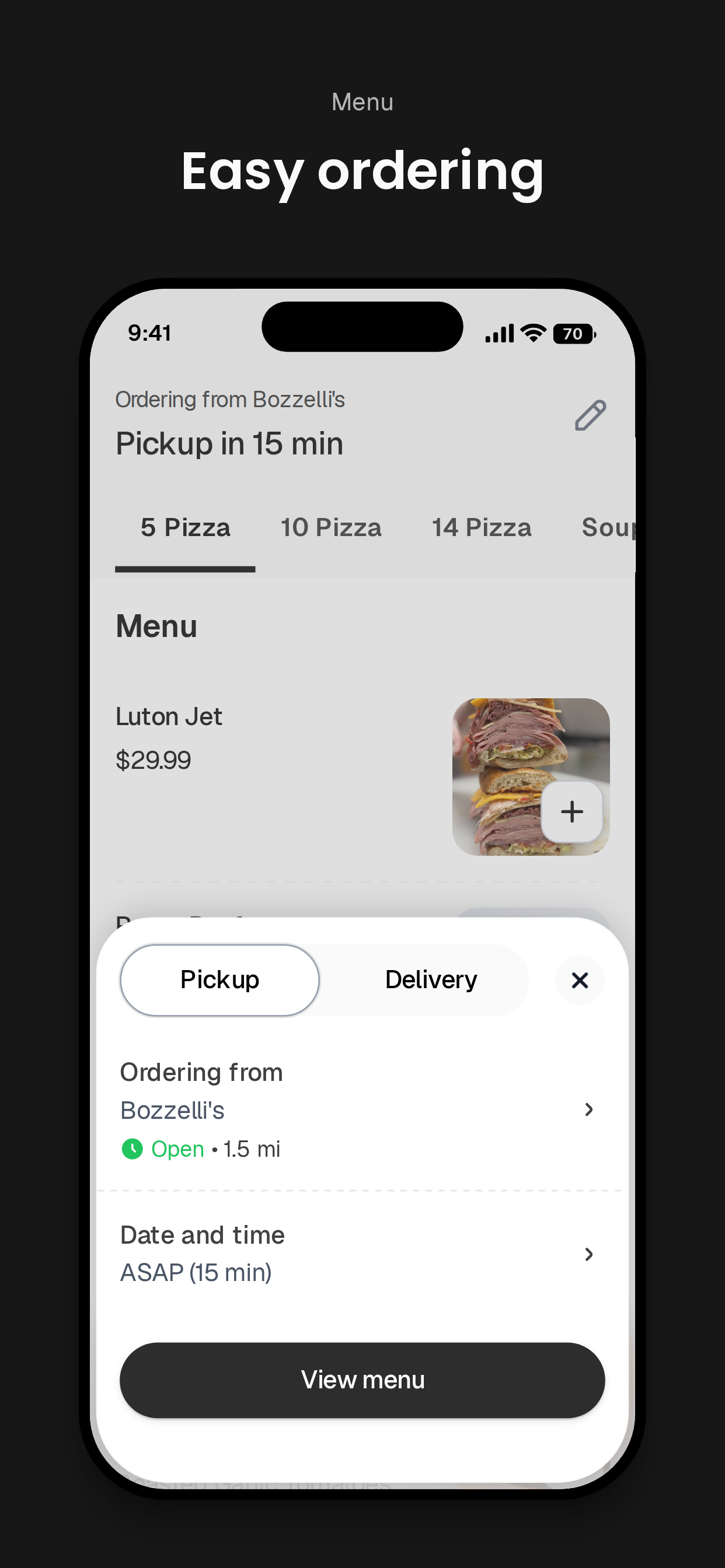 Bozzelli's Italian Deli To Go