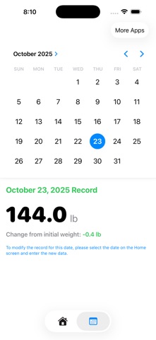 My Weight Goal : My Weight iPhone screenshot