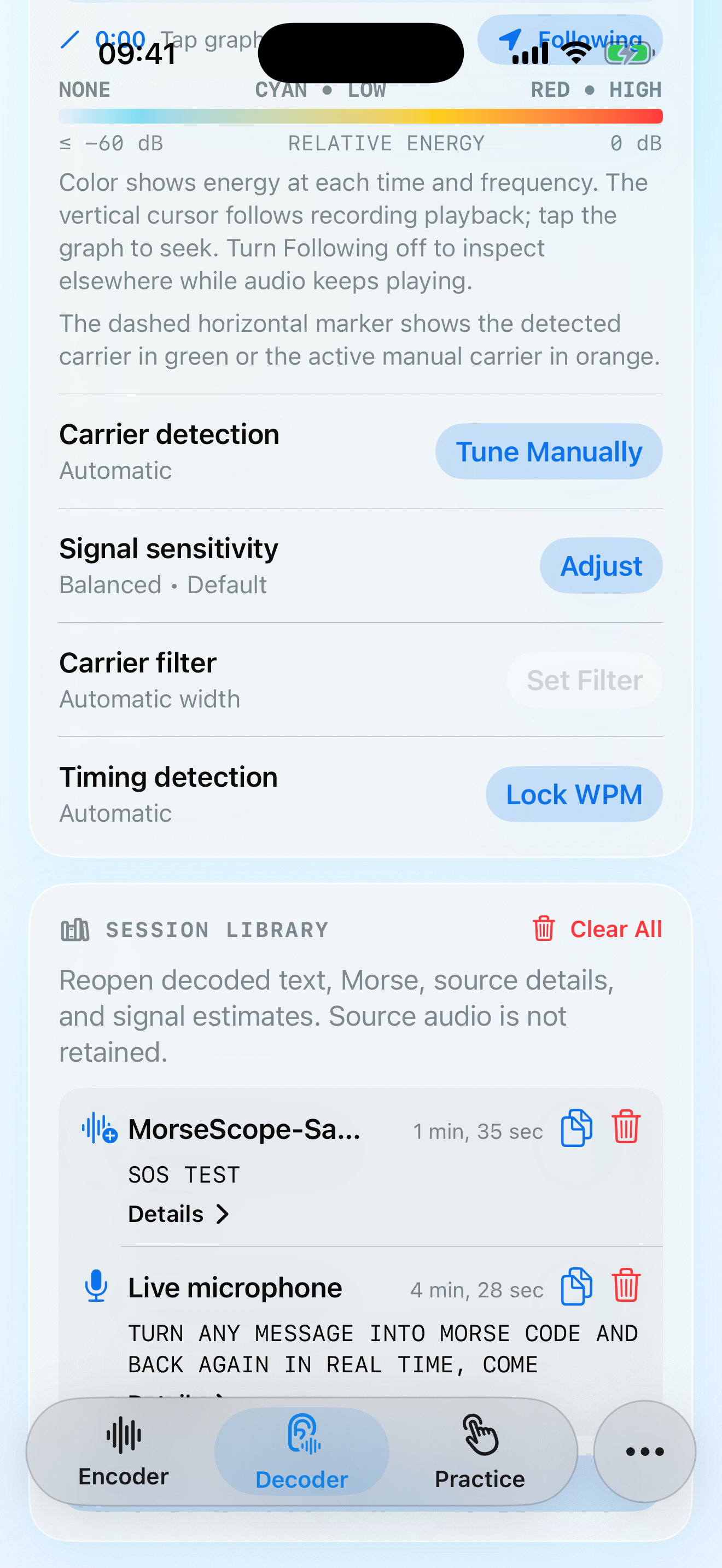MorseScope: Code & Audio screenshot 7