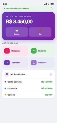Controle Financeiro JE screenshot