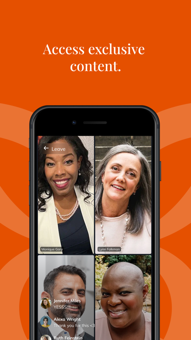 Flourish: LBBC iPhone screenshot 3 - Social Networking app