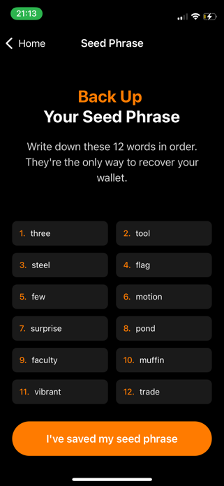 Nacho Wallet Screenshot 2 of 3