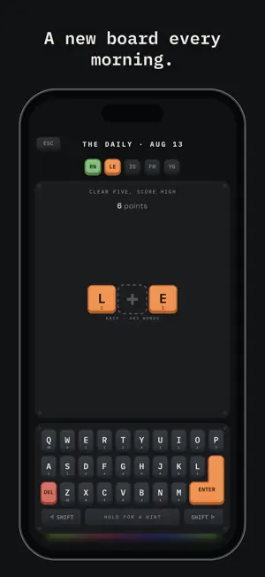 KEYCAPS – Daily Word Puzzle screenshot 2