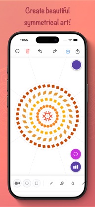 Symmetry Studio: Mandalas screenshot 1