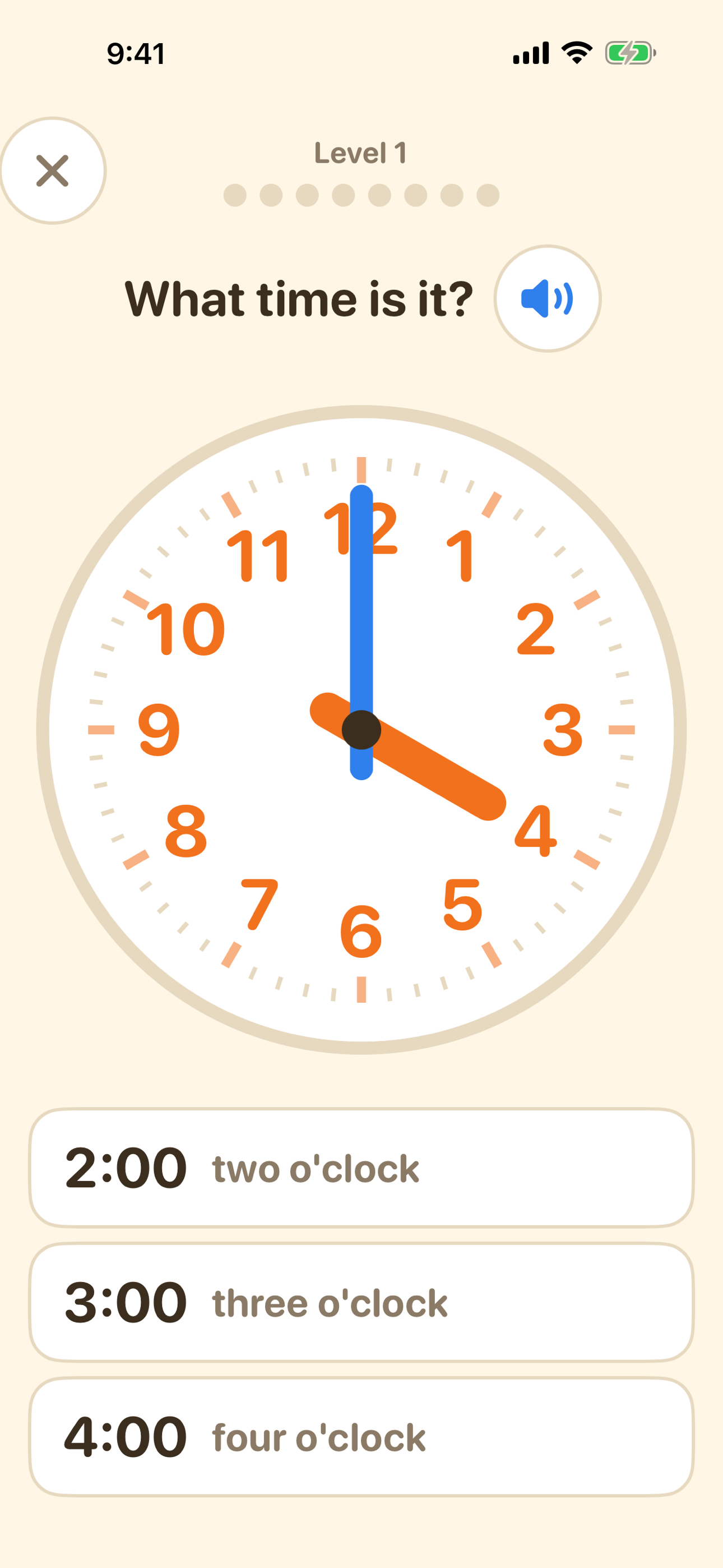 Tell Time for Kids screenshot 2