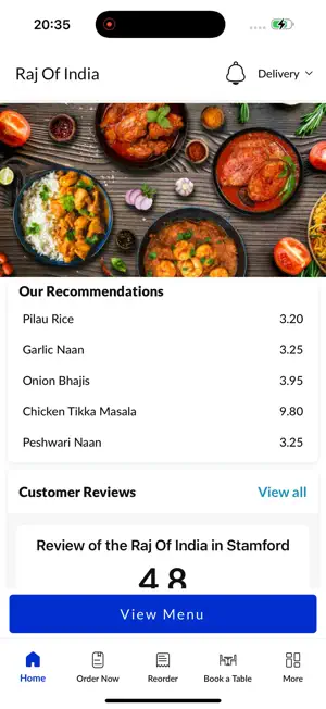 Raj Of India Stamford screenshot 2