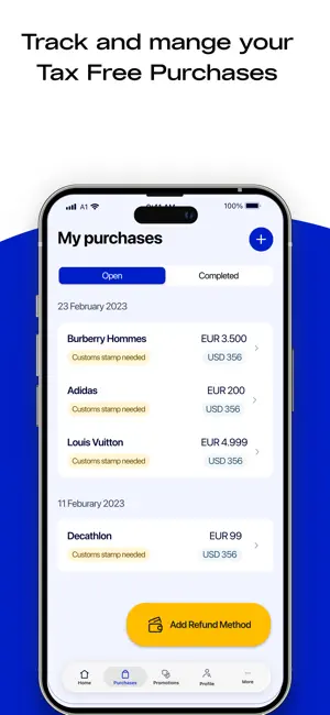 Global Blue - Shop Tax Free iPhone screenshot 1