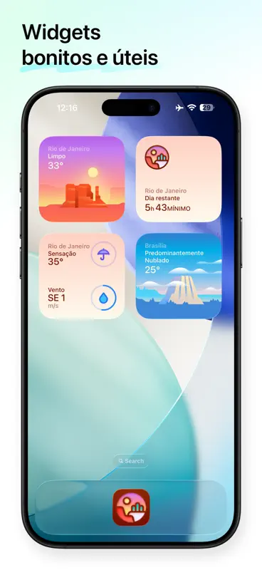 Weather mini - Previsões screenshot 8 of 9