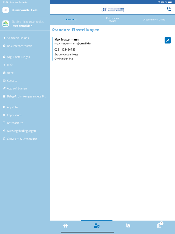 Screenshot #5 pour Steuerkanzlei Hess