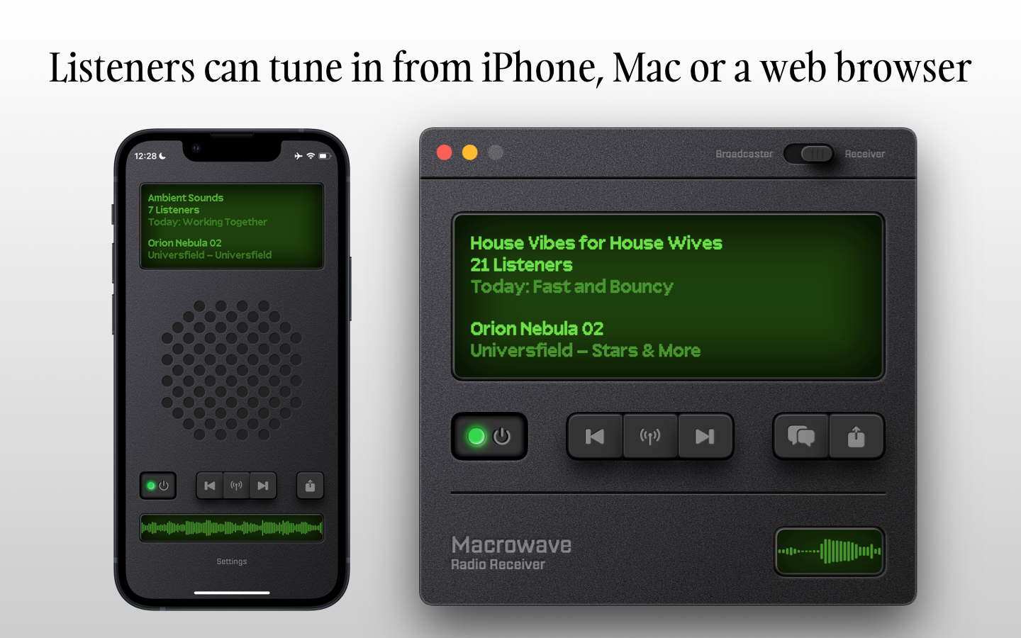 Macrowave - Private P2P Radio
