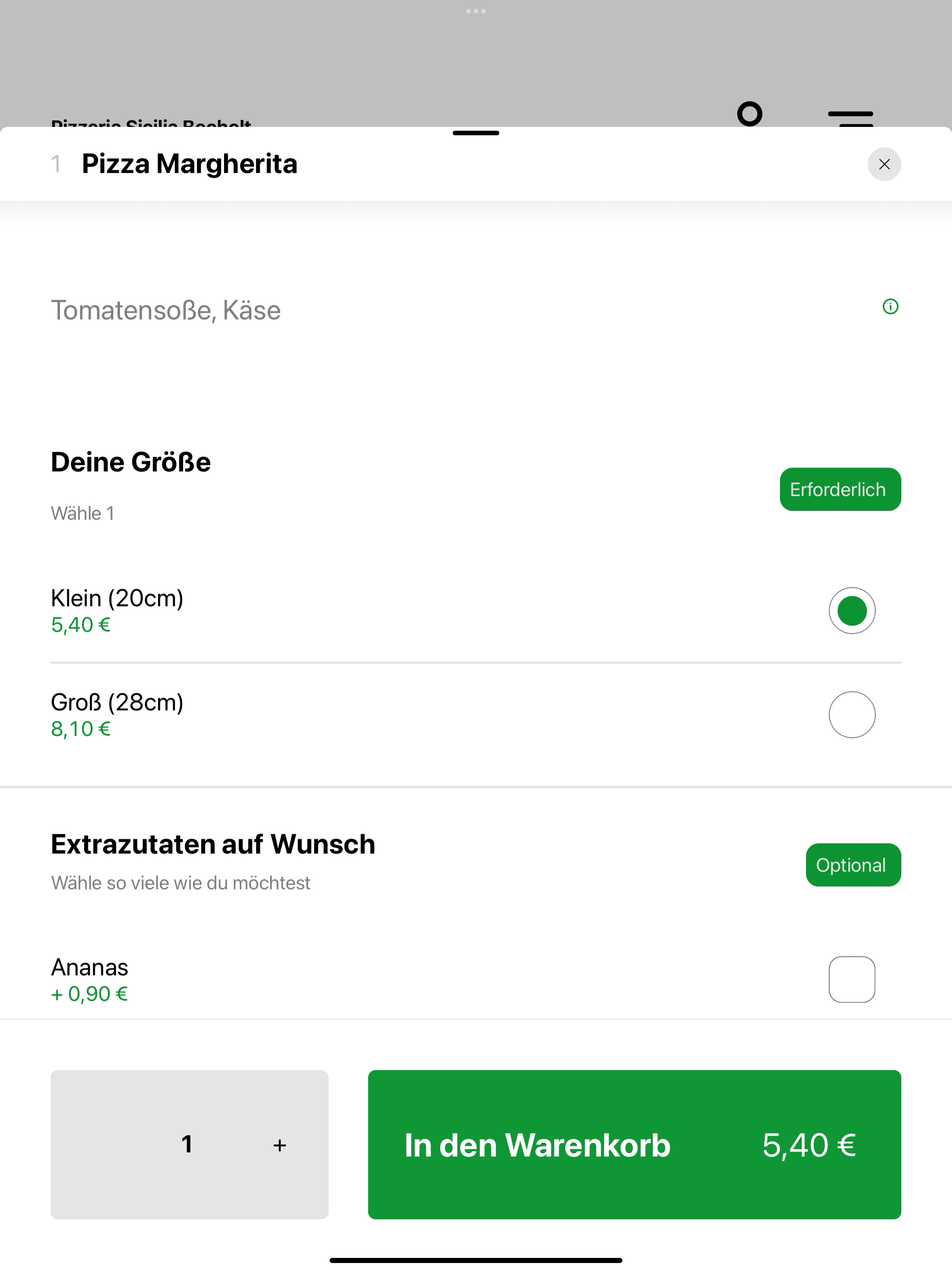 Pizzeria Sicilia Bocholt