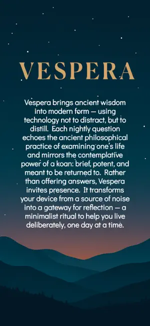 Vespera Nightly Contemplation screenshot 2