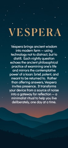 Vespera Nightly Contemplation screenshot