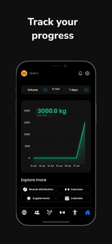 Gainflow: Gym Workout Tracker Screenshot 2 of 9