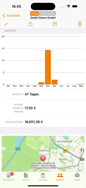 Lexware iPhone screenshot 6