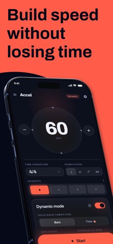 Accel: Dynamic & Gap Metronome screenshot 1