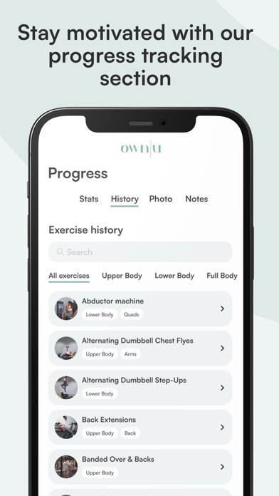 OWNU: Strength & Gym Training Screenshot