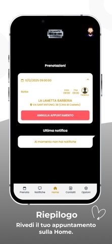 La Lametta Barberia iPhone screenshot