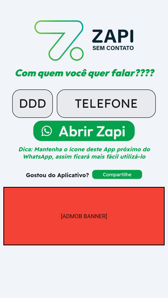 #2. Zapi Sem Contato (iOS) By: MERAKI ASSESSORIA E INOVACAO TECNOLOGICA LTDA