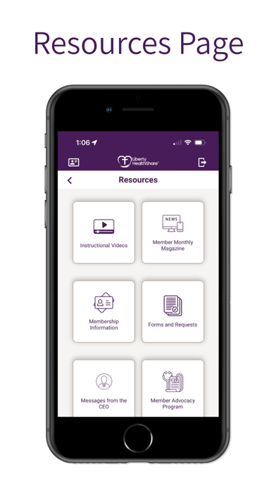 Liberty HealthShare Screenshot