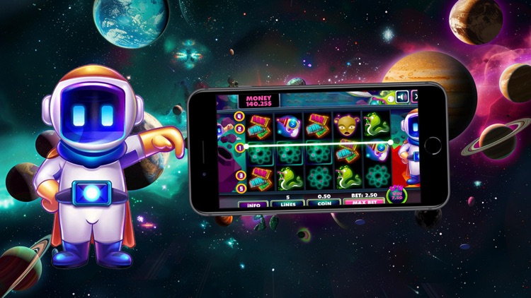 Space Slots Astro Man screenshot-3