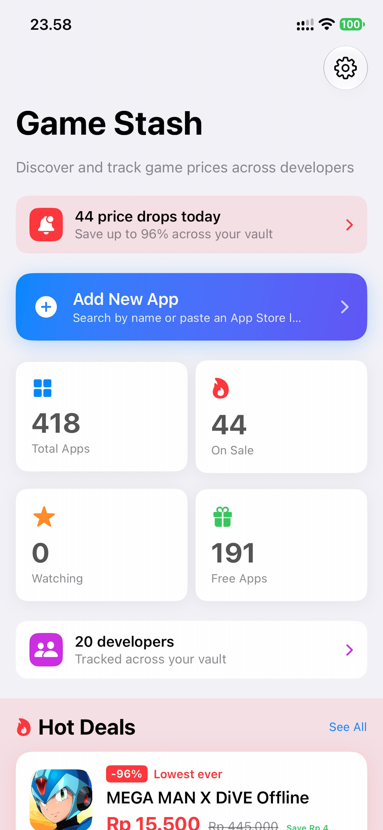 Screenshot 1 of Game Stash
