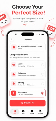 pdf compressor. Screenshot 3 of 5