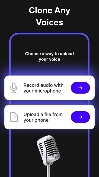 Screenshot #2 pour AI Voice Changer - AI Voicer