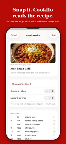 Cookflo: Weekly Meal Planner Screenshot 1 of 10