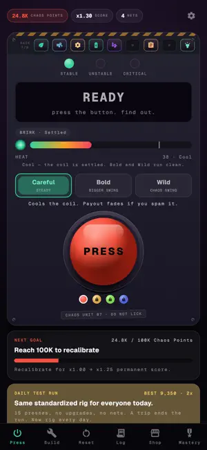 Chaos Button: Idle Tap Toy screenshot 1