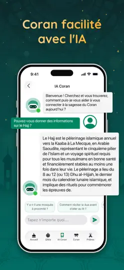 Capture d'écran de Coran Noble : Adhan & Qibla sur iPhone 6