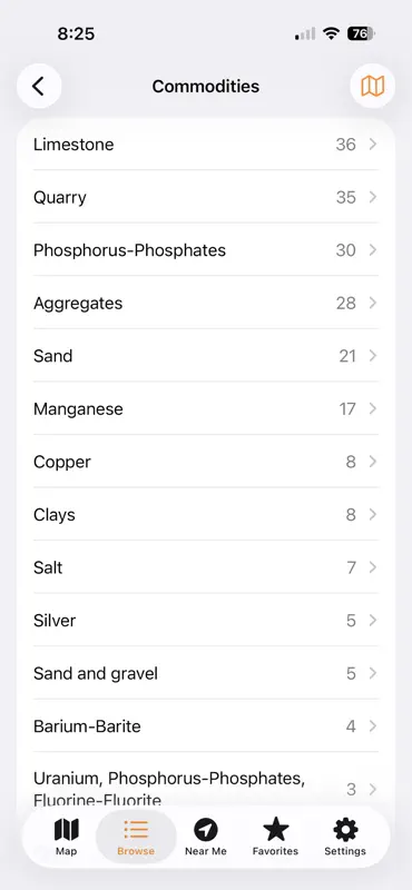 MineralMap screenshot 7 of 10
