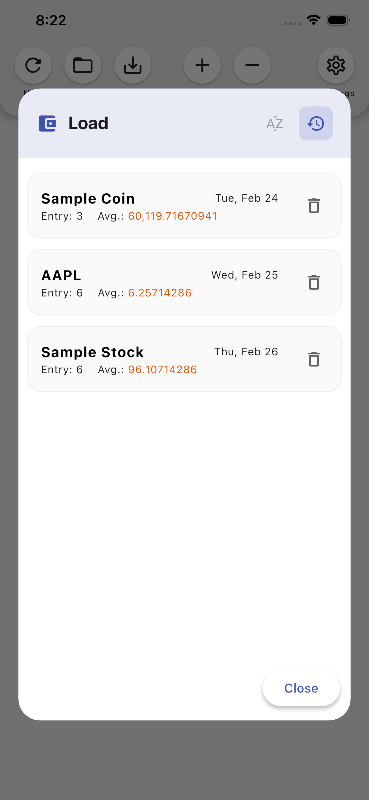 Averit: Stock & Crypto Calc screenshot 4