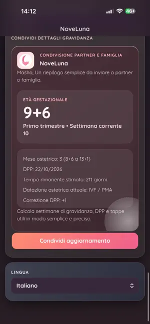 NoveLuna - Pregnancy Companion screenshot 1