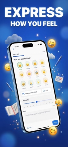 MoodJot: Mood Tracker & Diary Screenshot 2 of 8