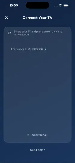 Captura de pantalla de Mando TV Universal・WiFi Remote en iPhone 4