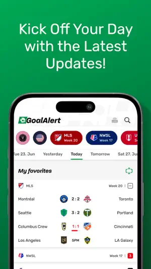 GoalAlert - Live Soccer Score screenshot 1