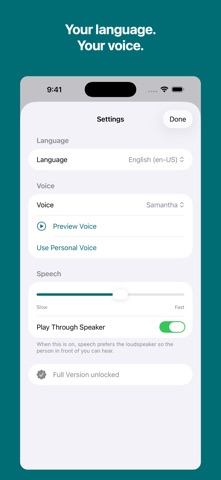 Lost My Voice – Type & Speak Screenshot 3 of 3