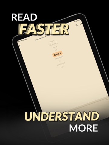 Overread: Faster Speed Reading iPad screenshot