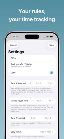 Time Tracker - Geofy Screenshot 6 of 7