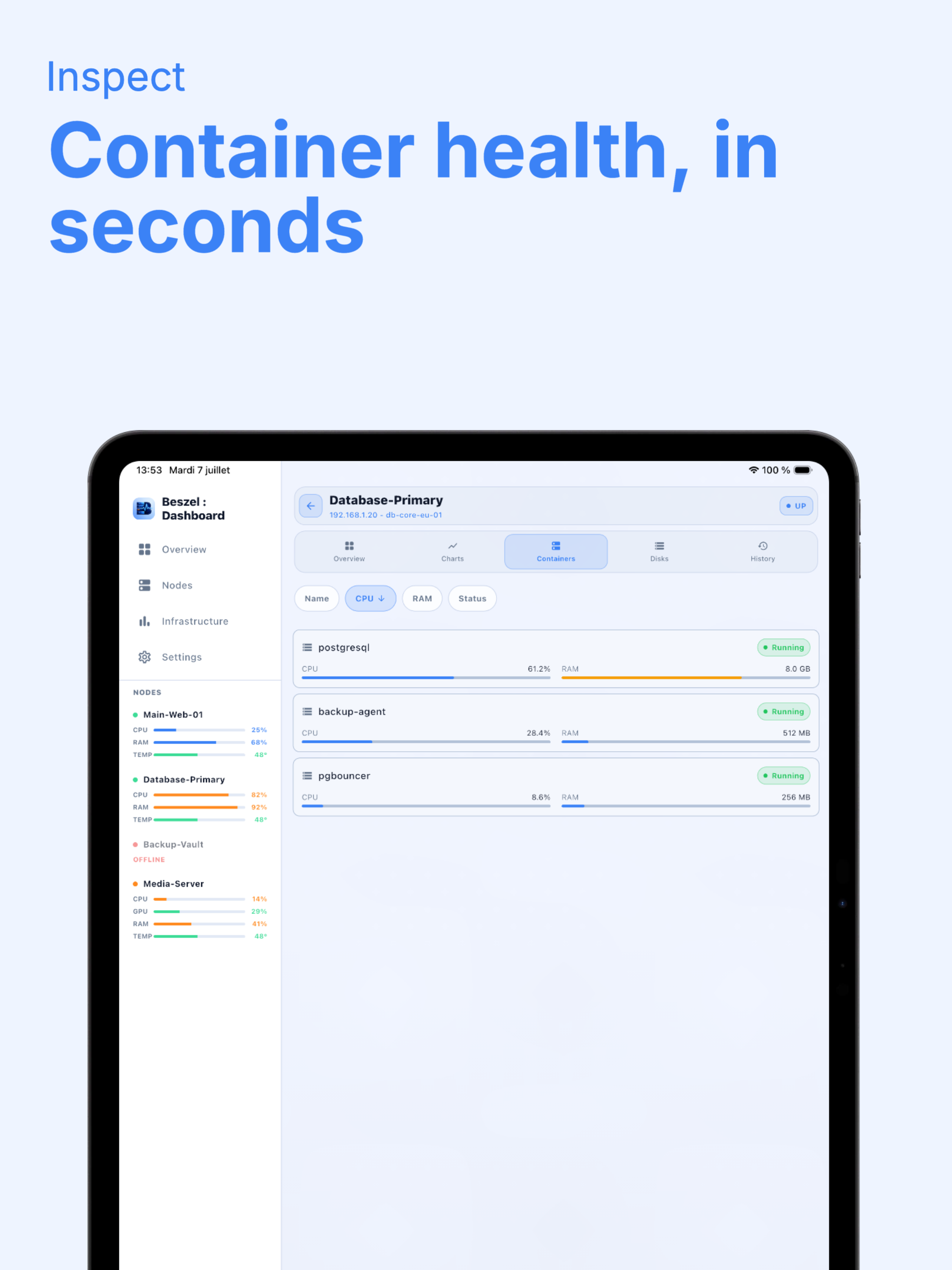 Beszel : Dashboard screenshot 12