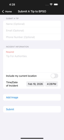 Bossier Parish Sheriff iPhone screenshot